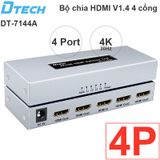  Bộ chia HDMI V1.4 4K30Hz 3D 2 cổng DTECH DT-7142A 