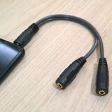  Cáp chia audio 3.5mm 1 ra 2 20Cm DTECH DT-6236 (hàng thanh lý) 