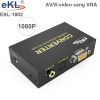 Bộ chuyển đổi AV S-video sang VGA 1080P EKL-1802