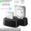 HDD dock 1 khay 2.5/3.5'' SATA-III USB 3.0 UASP Ugreen 50740