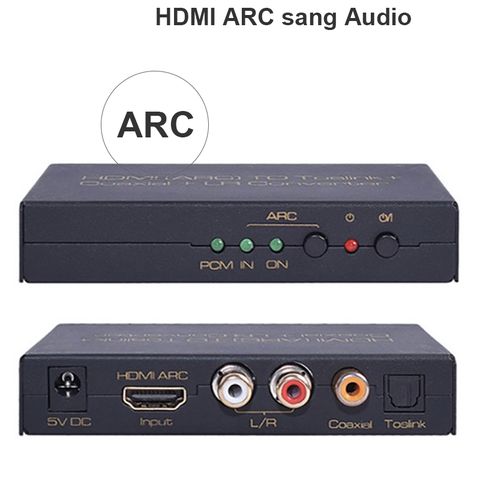 Bộ chuyển HDMI TV ARC ra Audio Toslink Coaxial RCA R+L