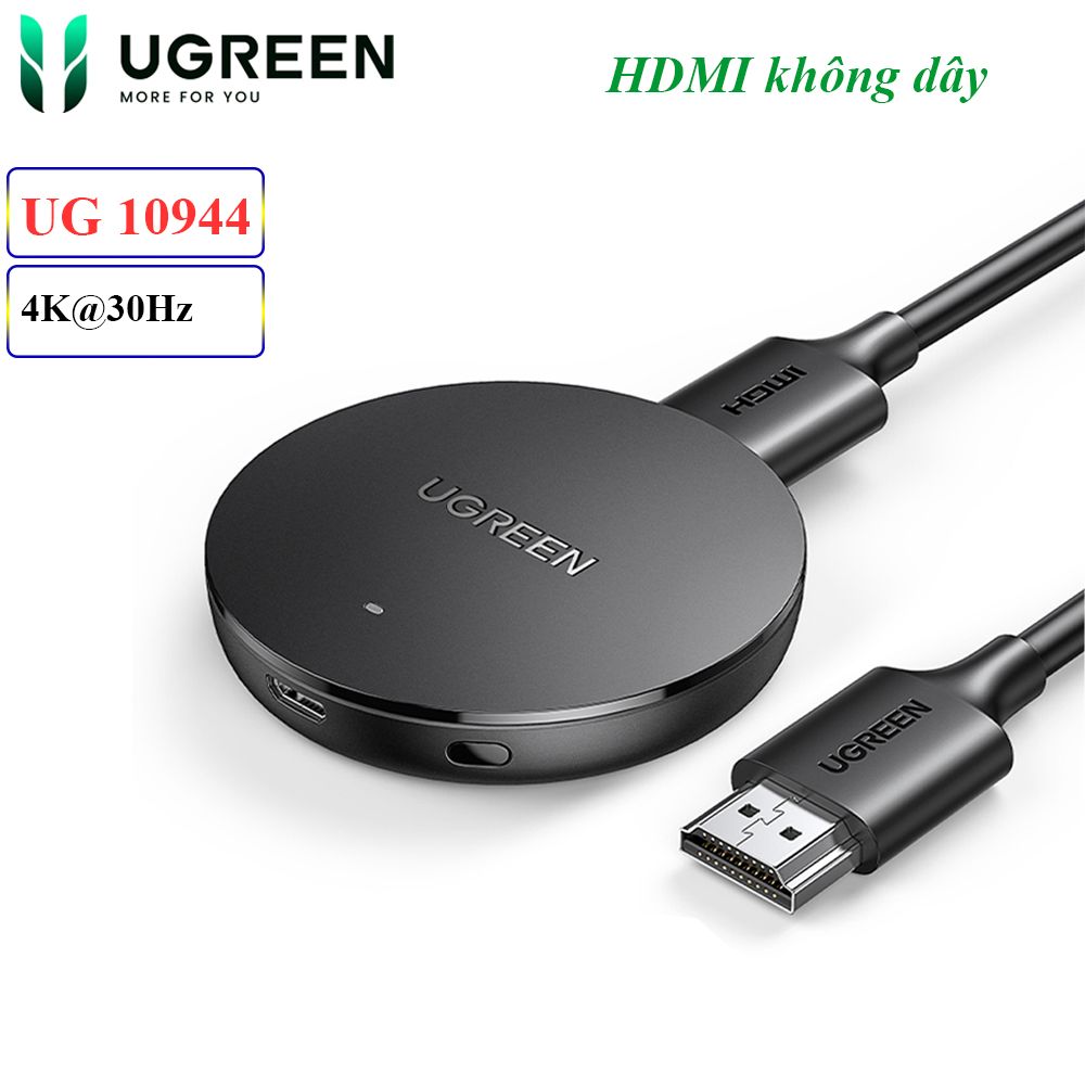 Bộ nhận HDMI không dây băng tần kép 4K@30Hz Ugreen CM242 10944