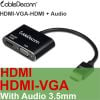 HDMI ra VGA 1080P HDMI 4K Audio 3.5mm 25Cm CableDeconn