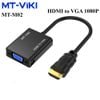 Cáp Chuyển HDMI to VGA MT-ViKi Hỗ Trợ Độ Phân Giải Full HD 1080P MT-M02