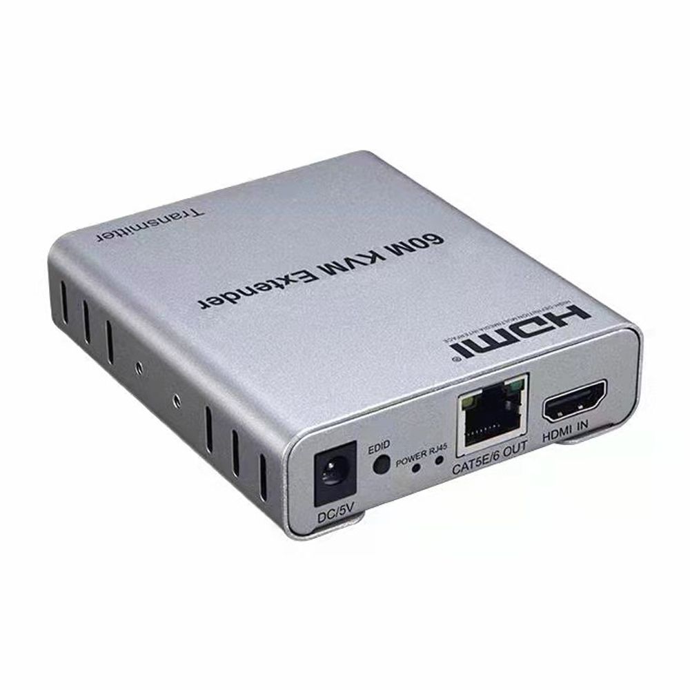  Bộ khuếch đại mở rộng HDMI 4K+ USB qua dây cáp mạng 60 mét -  4K HDMI KVM 60M Extender -  Bộ kéo dài HDMI USB qua dây mạng 60 mét 