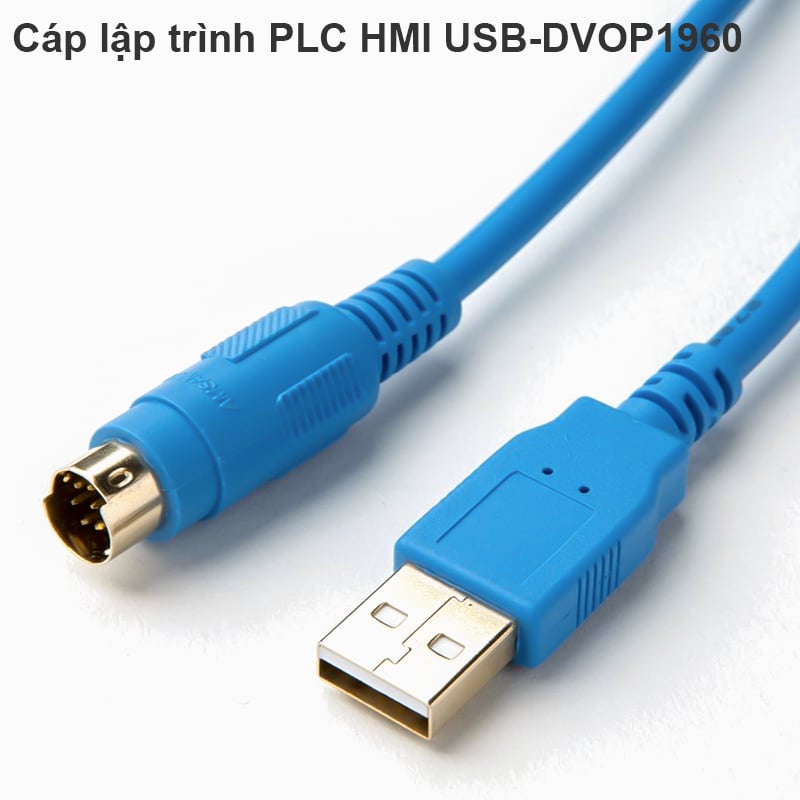 Cáp lập trình PLC HMI USB-DVOP1960 cho các dòng Servo Panasonic Minas A4 - USB to RS232 Adapter 3 mét