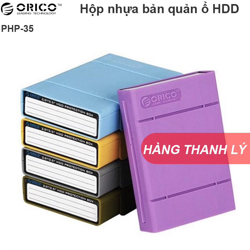 Hộp nhựa bảo quản và ghi chép thông tin lưu trữ Ổ cứng 3.5 inches PHP-35