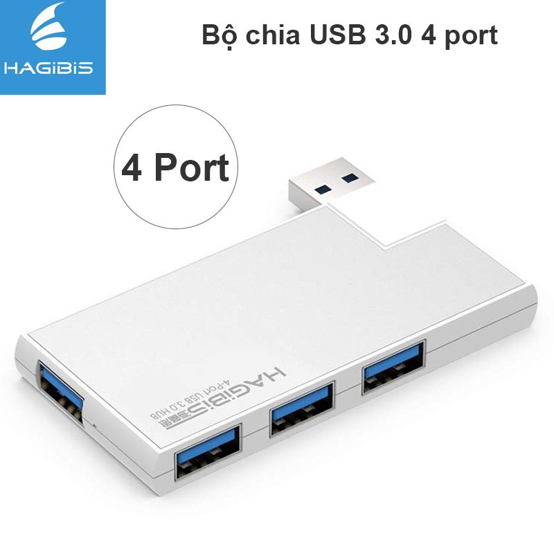 Hub USB 3.0 4 Port Hagibis chuyên dùng cho mabook surface laptop