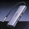 Bộ chuyển USB Type-C 7 in 1 Sang HDMI 4K@30HZ + USB 3.0*2 + SD/TF + PD 100W Ugreen 90568