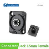  Đầu hàn jack cắm audio 3.5mm stereo Female kèm mặt bắt vít Coraon LC-240 