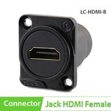  Đầu cắm HDMI cái female âm tường âm sàn Coraon LC-HDMI-B (gim thẳng) 