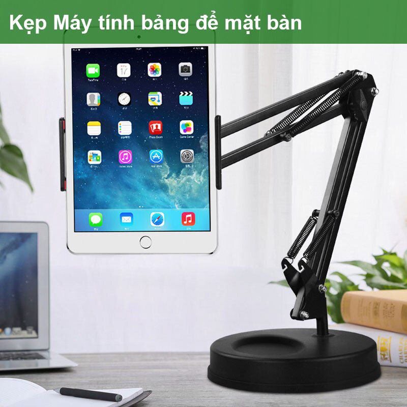 Giá đỡ kẹp Máy tính bảng Smartphone 3.5-10.6'' để mặt bàn