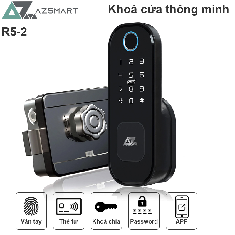 Bộ khoá cổng thông minh AZSmart R5-2