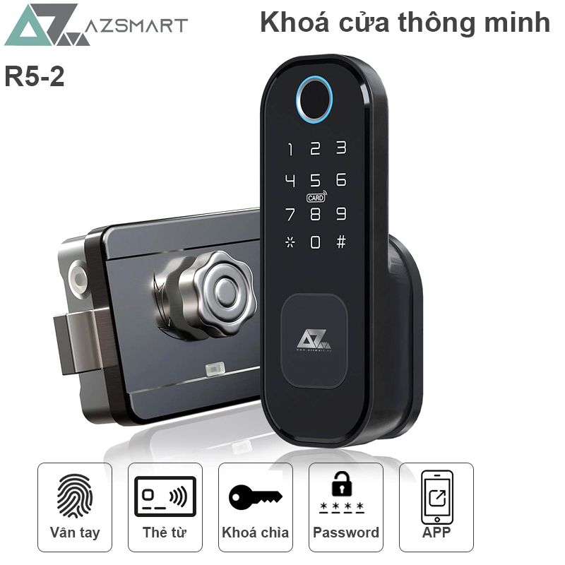 Bộ khoá cổng thông minh AZSmart R5-2