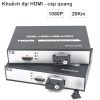 Bộ khuếch đại kéo dài tín hiệu HDMI qua cáp quang full HD1080P 20Km có USB KVM