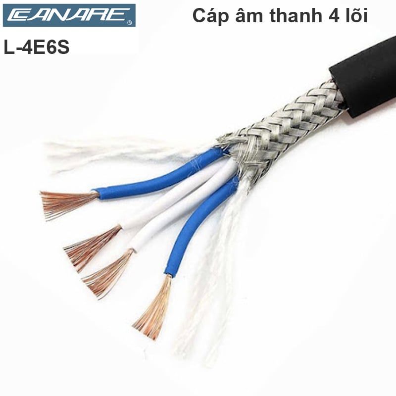  Dây hàn cáp âm thanh 4 lõi Canare L-4E6S Nhật Bản 