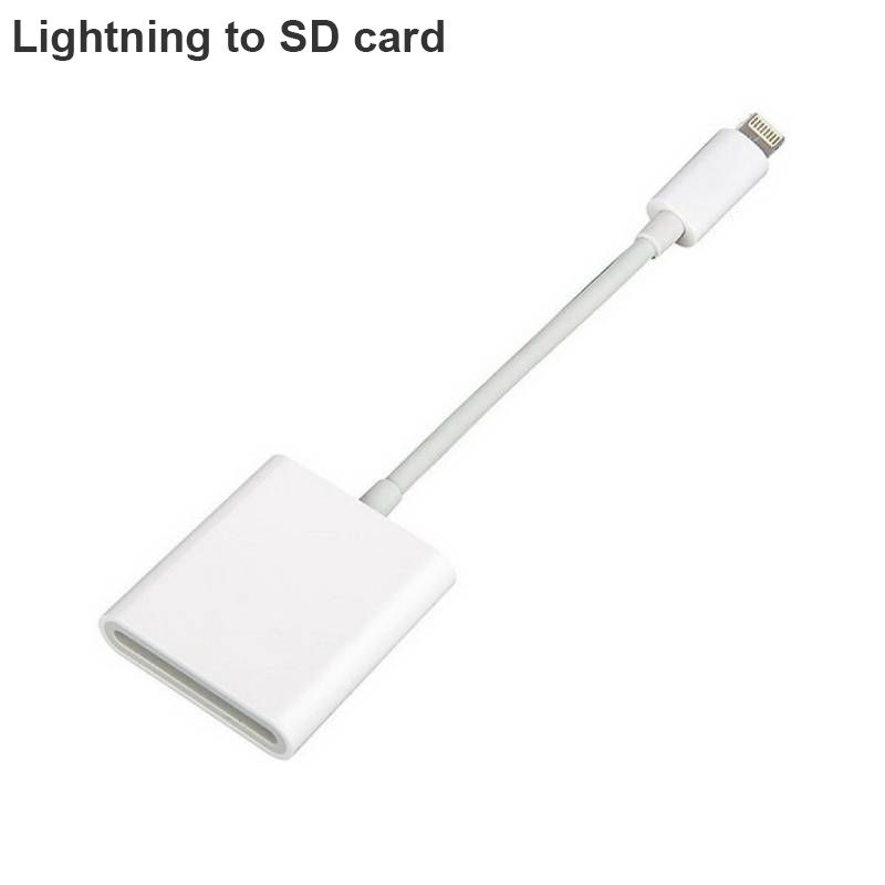 Cáp lightning to SD Reader cho iPhone iPad (hàng chính hãng)