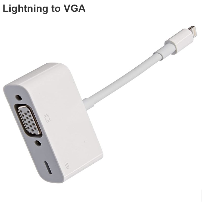 Cáp lightning to VGA cho iPhone iPad (hàng chính hãng)