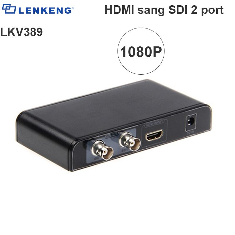 Bộ chuyển đổi HDMI to HD - SDI 2 Port 1080P Lengkeng LKV389