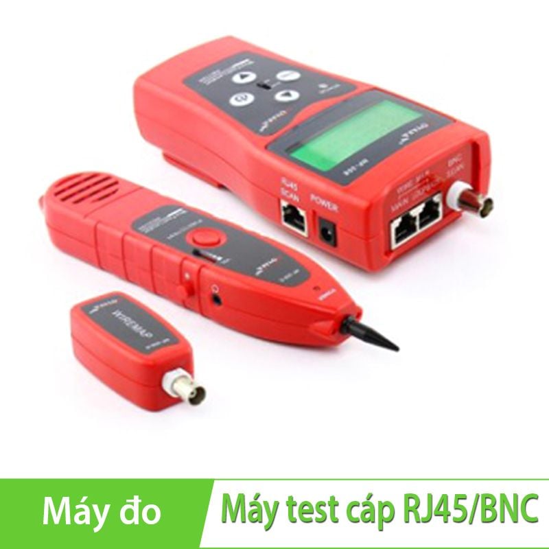 Bộ thiết bị đo kiểm tra dây cáp mạng RJ45 cáp điện thoại RJ11 cáp BNC dò vị trí đứt dây NOYAFA NF-308