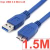 Cáp USB 3.0 AM sang Micro BM cho Ổ cứng di động 0.3M 1.5M 3M 5M