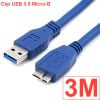 Cáp USB 3.0 AM sang Micro BM cho Ổ cứng di động 0.3M 1.5M 3M 5M