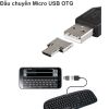 Đầu cắm USB micro OTG siêu nhỏ cắm USB flash Chuột Bàn phím cho Smartphone Tablet