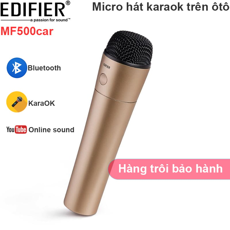 Micro không dây hát Karaoke trên ô tô xe hơi Edifier MF500Car