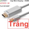 Dây cáp Mini Displayport Macbook Surface Thinkpad X1 Dell XPS sang HDMI TV Máy chiếu 3 mét Ugreen 10419