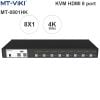 KVM Switch HDMI 8x1 - Bộ chuyển mạch HDMI và USB 8 ra 1 4K30Hz MT-VIKI MT-0801HK