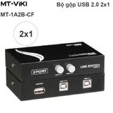  Bộ chia sẻ máy in 1 ra 2 cổng USB chính hãng MT-VIKI MT-1A2B-CF 