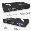 Auto KVM Switch 2 port USB PS2 chuyển mạch tự động 2 CPU ra 1 màn hình MT-VIKI MT-271UK-L