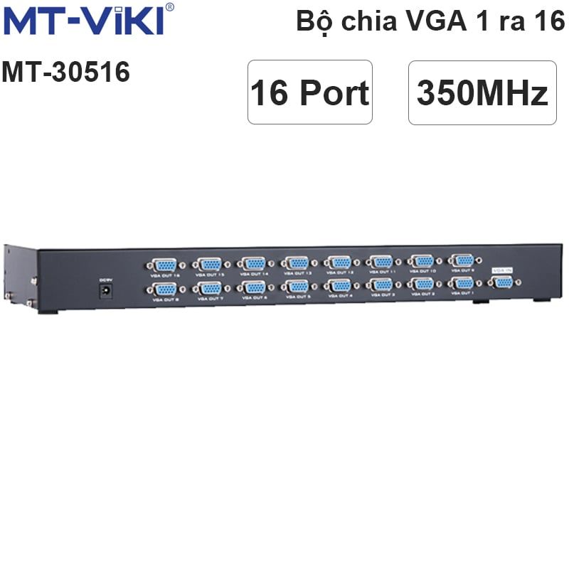  Bộ chia VGA 1 ra 16 350MHz MT-VIKI MT-30516 