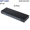 KVM switch 8 cổng - Bộ chuyển mạch 8 CPU ra 1 màn hình KVM PS2 MT-VIKI MT-8A