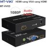 Bộ chuyển đổi HDMI to VGA+HDMI+ Audio MT-HV03- chính hãng MT-VIKI