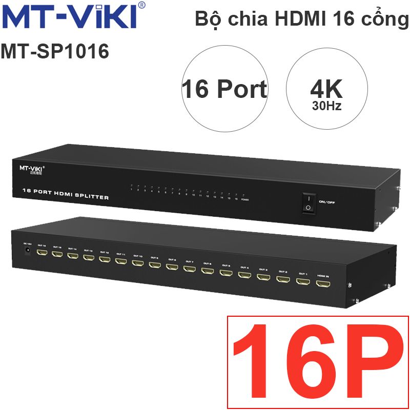  Bộ chia HDMI splitter V1.4 4 port 4K30Hz 3D MT-VIKI MT-SP104M 