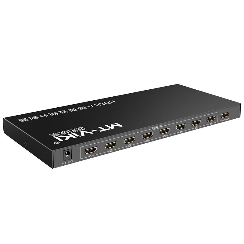  Bộ gộp HDMI 8 đầu vào hiển thị trên cùng 1 màn hình - HDMI switch 8X1 quad multi Viewer MT-VIKI MT-SW081 