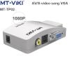 Bộ chuyển đổi AV S-video sang VGA 1080P MT-TP02 MT-VIKI