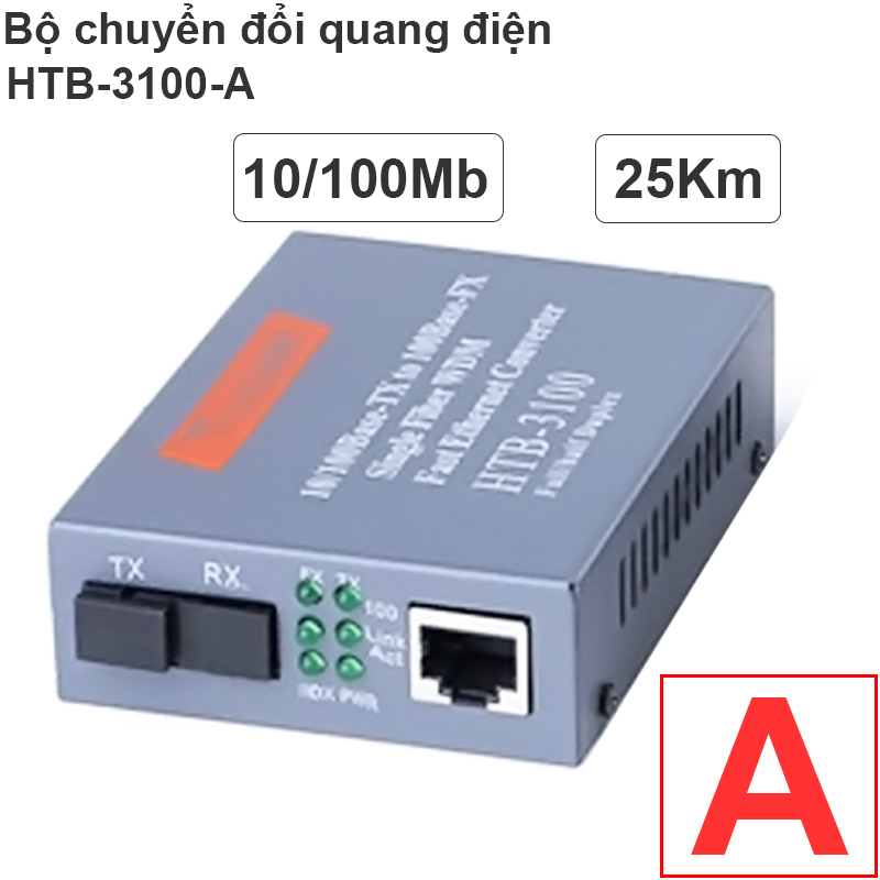 Bộ chuyển đổi quang điện 25KM NetLink HTB-3100