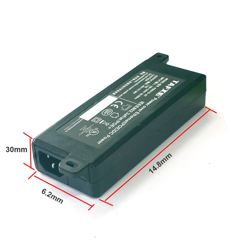  Nguồn PoE+ 48-56V/60W gigabit 802.3af/at Tafit PSE01G-AT 