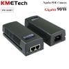 Bộ nguồn POE+ KMEtech PSE802bt chuẩn IEEE 802.3bt tốc độ 1Gbps 56v 90W