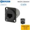 Đầu cắm bấm cáp mạng âm tường âm sàn CAT6 I Nhân mạng RJ45/CAT6E âm tườngCoraon LC-CAT6A