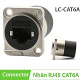  Đầu cắm bấm cáp mạng âm tường âm sàn CAT6 I Nhân mạng RJ45/CAT6E âm tườngCoraon LC-CAT6A 