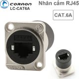  Đầu cắm bấm cáp mạng âm tường âm sàn CAT6 I Nhân mạng RJ45/CAT6E âm tườngCoraon LC-CAT6A 