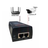  Nguồn PoE injector 48V- 52V 60W Gigabit cho Wifi Camera IP Acorid NP-300G-BT 