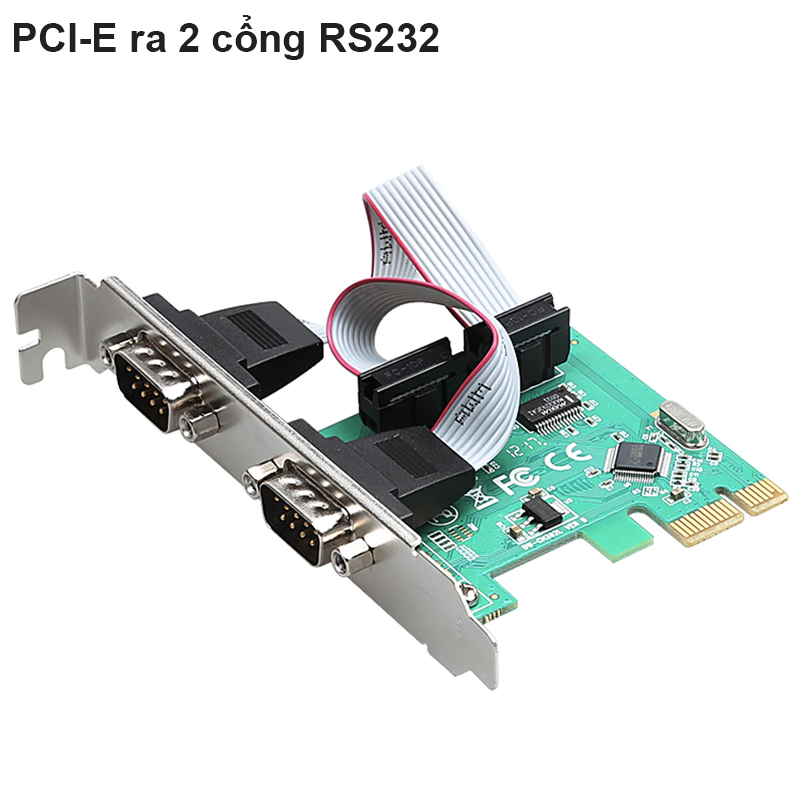 Card PCIe to COM RS232 2Port WCH382L