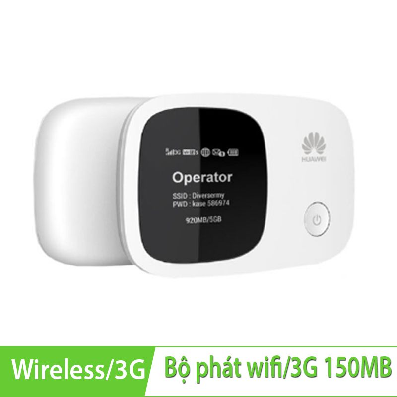  Bộ phát wifi từ sim 3G Huawei E5336 (21.6 Mbps 3G) Tốc độ 150 Mbps, pin 1500 mAh 