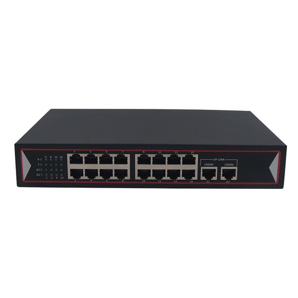 Switch POE 16 Port+ 2 Uplink Gigabit