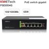 Switch 5 Port với 4 port POE 10/100/1000Mbps KMETech PSE6504G công suất 65W