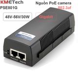  Adapter POE 48-56V 30W 2 Port Gigabit KMETech PSE801G 